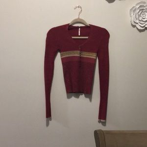 Free People Fitted Sweater